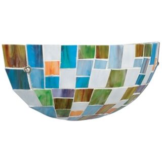 Kichler Mosaic Glass ENERGY STAR 5 1/2" High Wall Sconce   #17555