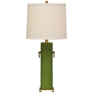 Beverly Apple Green Ceramic Table Lamp   #X0517