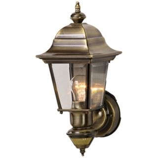 Artisan Antique Brass ENERGY STAR Outdoor Wall Light   #H6928