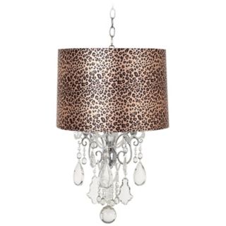 Belle of the Ball Designer Leopard Shade Mini Chandelier   #70515