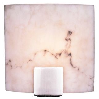 Fedi 9" Wide Alabaster Dust Wall Sconce   #24201