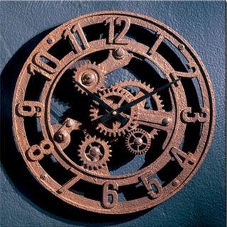 Gears of Time 14" Wide Battery Powered Wall Clock   #M0283