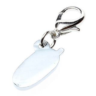 USD $ 1.69   Rhinestone Decorated Mobile Phone Style Collar Charm for