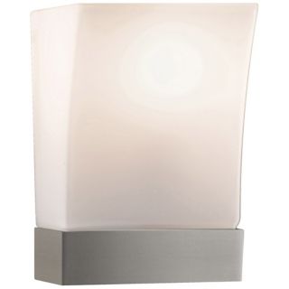 Murray Feiss Blake Brushed Steel 9" High Wall Sconce   #M8199