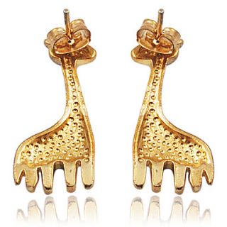 EUR € 6.71   giraffe patroon oorbel (gouden), Gratis Verzending voor