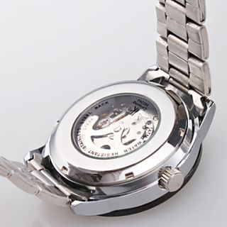 USD $ 19.73   Waterproof Self Winding Mechanical Silver Wrist Watch
