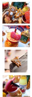 USD $ 1.49   Dustproof 3.5mm Earphone Plug for Cellphone (Bear),