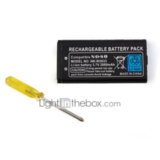 USD $ 6.99   Rechargeable Battery Pack for Nintendo DSi (2000mAh