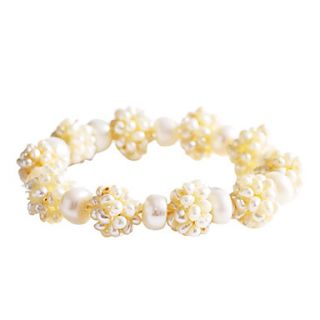 USD $ 7.69   Womens Weaving Bracelet with Different Sizes of Pearls