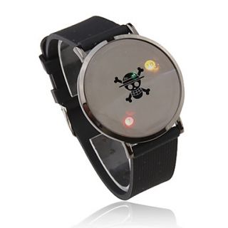 EUR € 8.73   Multicolor LED Armbanduhr mit Schädel Motiv, alle