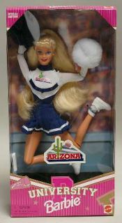 Official Arizona University Barbie Doll   Wildcats College 1996 AZ