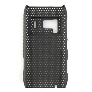 USD $ 1.89   Mesh Hard Back Cover Case for Nokia N8 Black,