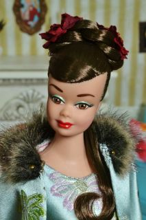 OOAK Cherry Blossom Vintage Midge Barbie Repaint Swirl by