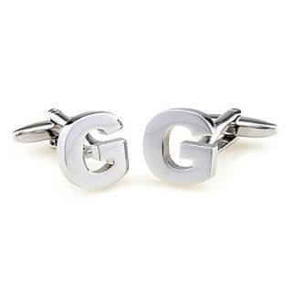 EUR € 8.73   letter g patroon unisex manchetknopen (klein), Gratis