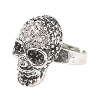 EUR € 1.74   mode schedel strass stud ring, Gratis Verzending voor