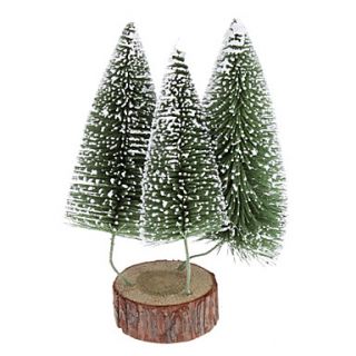 EUR € 11.95   24cm 10 3 en 1 Frosted Pine árbol de navidad adornos