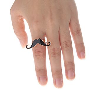 EUR € 0.91   Vintage Style Smart Mustache Mønster Ring, Gratis