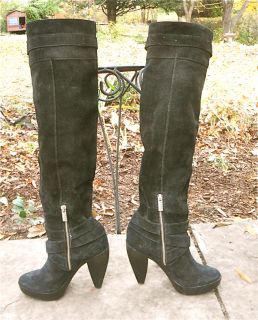 Breathtaking Michael Kors Over The Knee Suede Boots 7