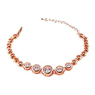 EUR € 9.93   Rose Gouden Plated Crystal Armband, Gratis Verzending