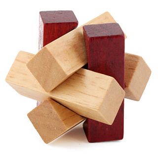 USD $ 2.99   Wooden Knot IQ Magic Cube Puzzle,