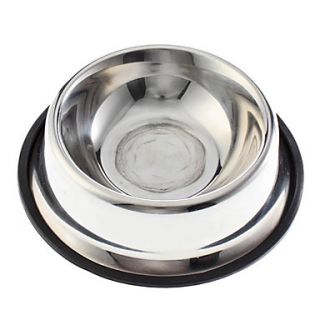 USD $ 5.89   Pet Stainless Steel Food Bowl for Dogs, Cats,