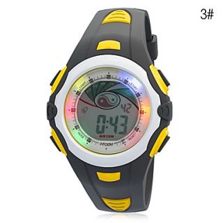 USD $ 9.89   Unisex Chronograph PU Digital Automatic Casual Watch