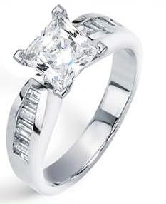 20 Ct Princess Cut Genuine Diamond Engagement Anniversary Ring 14k