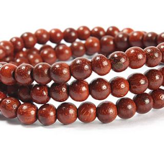 USD $ 9.79   Natural Indian Bois De Rose 108 5mm Prayer Beads