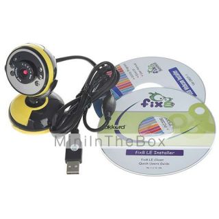 compacta 300kp PC USB 2.0 webcam com microfone embutido e visão