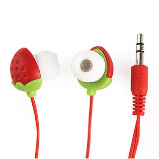 EUR € 2.66   schattige aardbei geluidsisolatie in ear oortelefoon (3