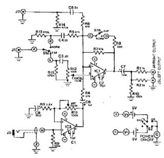 is connected to the summing junction at the inverting input of IC1