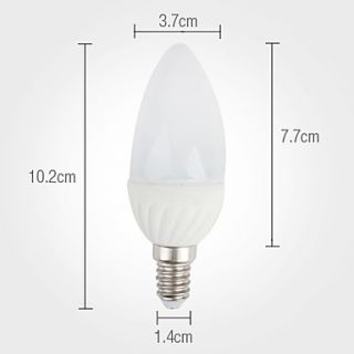 3w 270Lm 6000 6500k naturelle ampoule blanche bougie led (110 240v