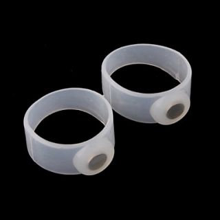 USD $ 1.69   Slimming and Healthy Silicon Magnetic Toe Rings (Pair