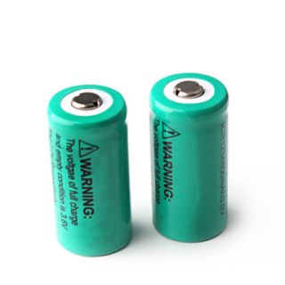 ultrafire 3v 800 mAh CR123A genopladeligt batteri grøn (11.190.152)