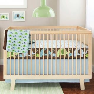 Jungle Animals 4p w/ Wall Decals Baby Boys Nursery Crib Bedding Set