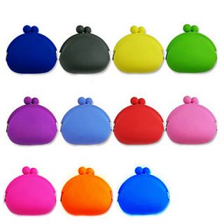 Lovely Silicone Mini Coin Purse (Assorted Colors)