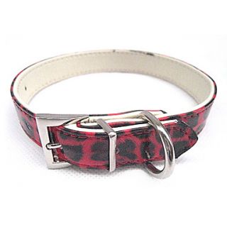 USD $ 3.59   Leopard Skin Style Dog Collar (S L, Assorted Colors