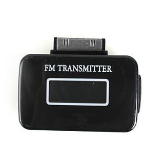 Description FM Transmitter & Remote Control for Iphone4 & Ipod(black