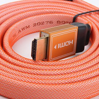 EUR € 9.19   HDMI a HDMI cable plano (1,8 m, de color naranja