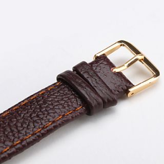 USD $ 1.19   Unisex PU Leather Watch Strap 16MM(Brown),