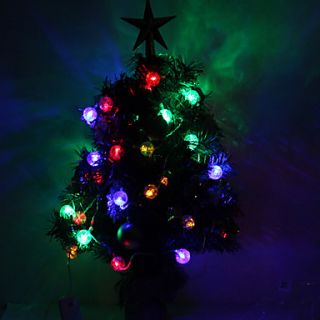USD $ 14.89   9.5M 20 LED Snowball Shaped Colorful Light String Fairy
