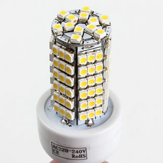 5W 120x3528 SMD 400LM 2800 3300K Warm White LED Corn Bulb (220 240V