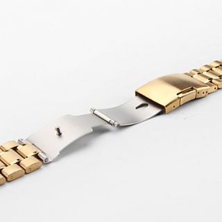 USD $ 11.19   Unisex Stainless Steel Watch Band 20MM (Gold),