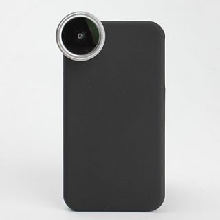 24x 190 Degree Super Fish Eye Thread Lens with Back Case for iPhone