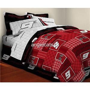 NASCAR Kasey Kahne Twin Size 7 Piece Comforter Set