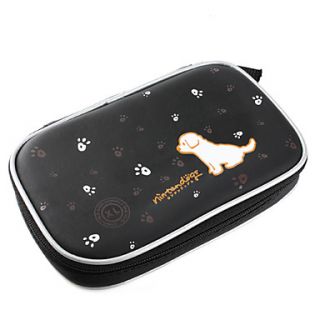 USD $ 4.99   Hard Pouch with Cute Dog Pattern for Nintendo DSi XL