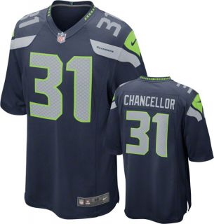 Seattle Seahawks Mens Game Replica Jersey KAM Chancellor 31