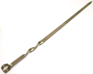 Skewer for Shish Kabob Heavy Duty Stainless 24