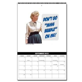 Miss Beadle Vertical 2013 Wall Calendar by unkiemonkie