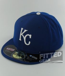 Kansas City Royals Game Home Blue White New Era 59Fifty MLB Fitted